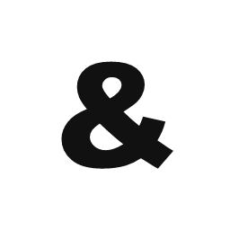 Ampersand word art template