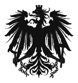 Austrian Eagle word art template