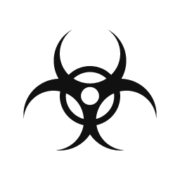 Biohazard word art template