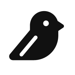 Songbird word art template