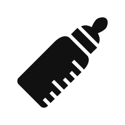 Baby Bottle word art template