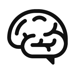 Brain word art template