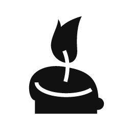 Candle word art template