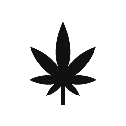 Cannabis Leaf word art template