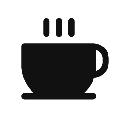 Coffee Cup word art template