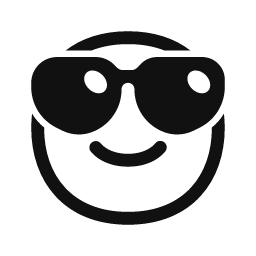 Cool Sunglasses word art template