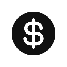 Dollar Sign word art template