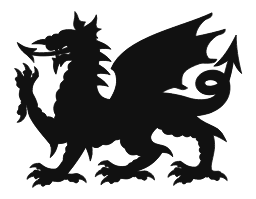 Welsh Dragon word art template