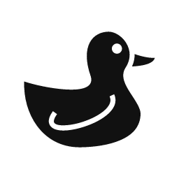 Rubber Duck word art template