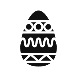 Easter Egg word art template
