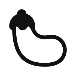 Eggplant word art template
