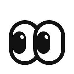 Eyes word art template