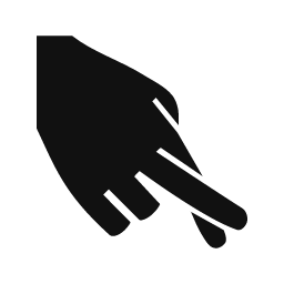 Fingers Crossed word art template