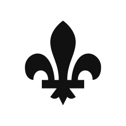 Fleur-de-Lis word art template