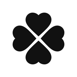 Four-Leaf Clover word art template
