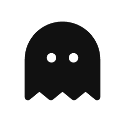 Ghost word art template