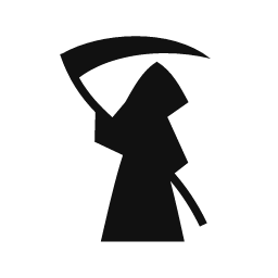 Grim Reaper word art template