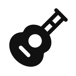Acoustic Guitar word art template