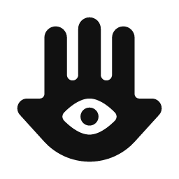 Hamsa Hand word art template