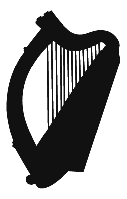 Celtic Harp word art template