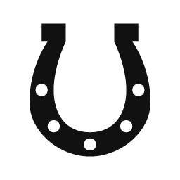 Horseshoe word art template
