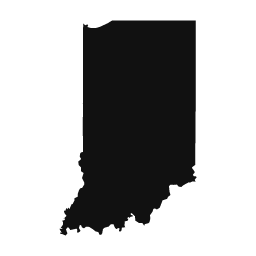 Indiana word art template