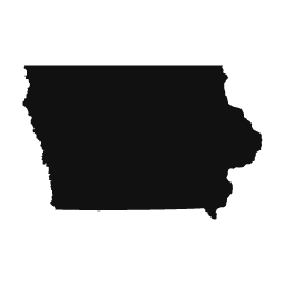Iowa word art template