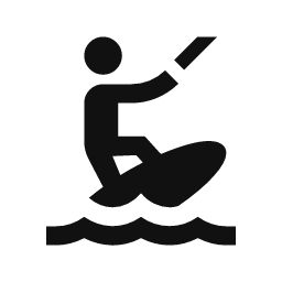Kitesurfer word art template