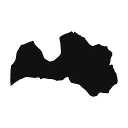 Latvia word art template