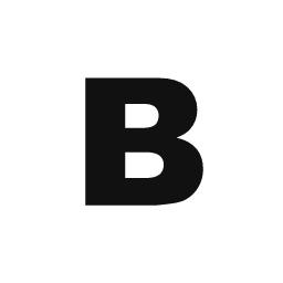 Letter B word art template