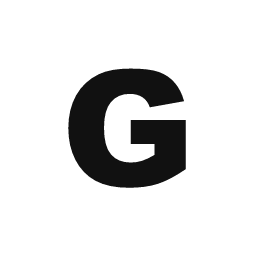 Letter G word art template