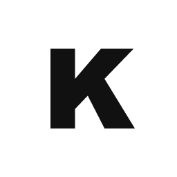 Letter K word art template