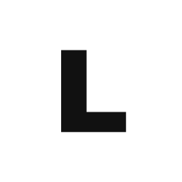 Letter L word art template