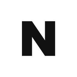 Letter N word art template