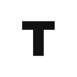 Letter T word art template