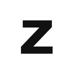 Letter Z word art template