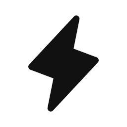 Lightning Bolt word art template