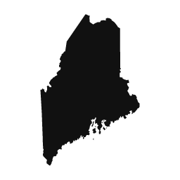 Maine word art template