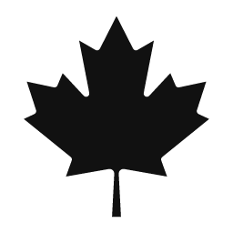 Maple Leaf word art template
