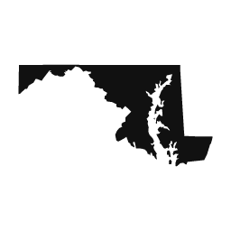 Maryland word art template