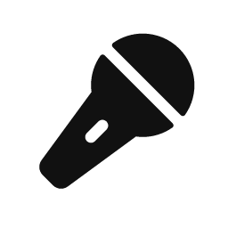 Microphone word art template