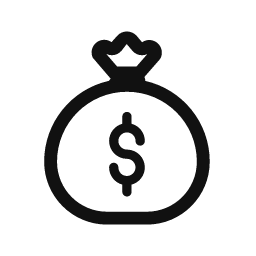 Money Bag word art template