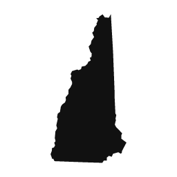 New Hampshire word art template