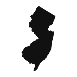 New Jersey word art template