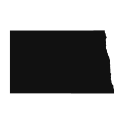 North Dakota word art template