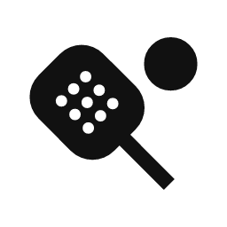 Padel Bat word art template