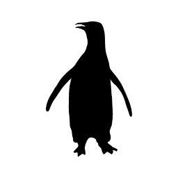 Penguin word art template