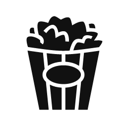 Popcorn word art template