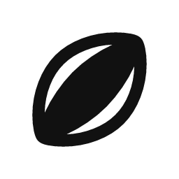 Rugby Ball word art template