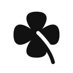 Clover word art template